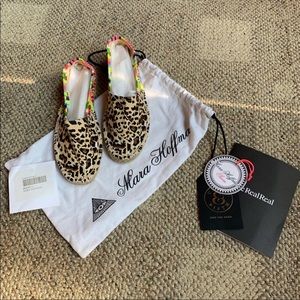 NWT animal print espadrilles